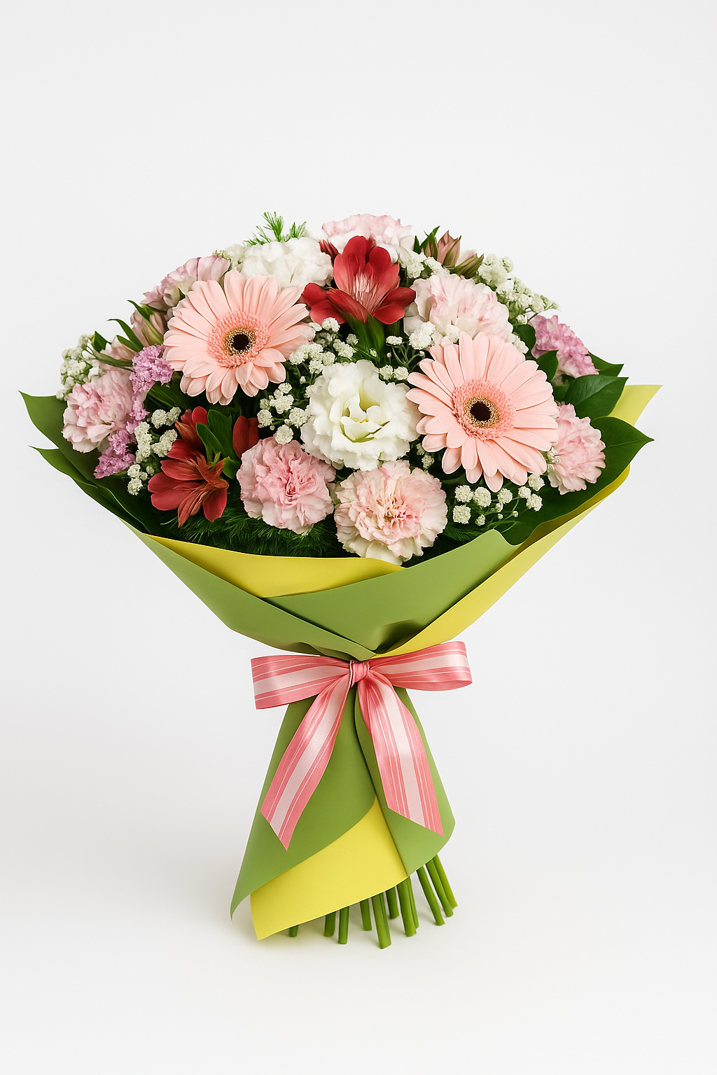 pembe-gerbera-ve-karisik-cicek-buketiwebp | Antalya Çiçek Siparişi