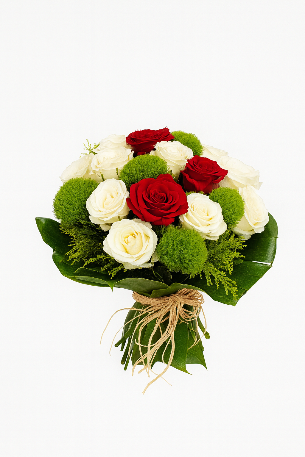 kirmizi-beyaz-gul-buketi | Antalya Çiçek Siparişi